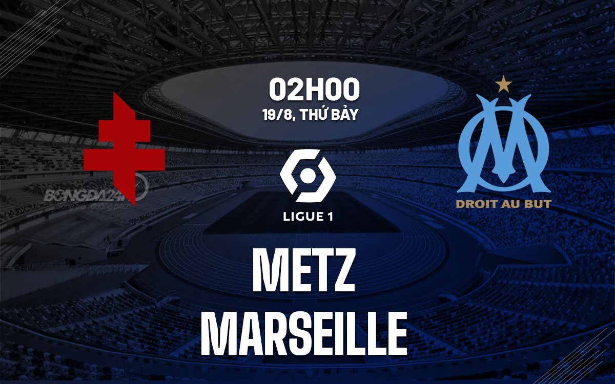 Dự đoán trận đấu giữa Marseille và Metz trong khuôn khổ Ligue 1 2023/24 lúc 3h00 ngày 10/2