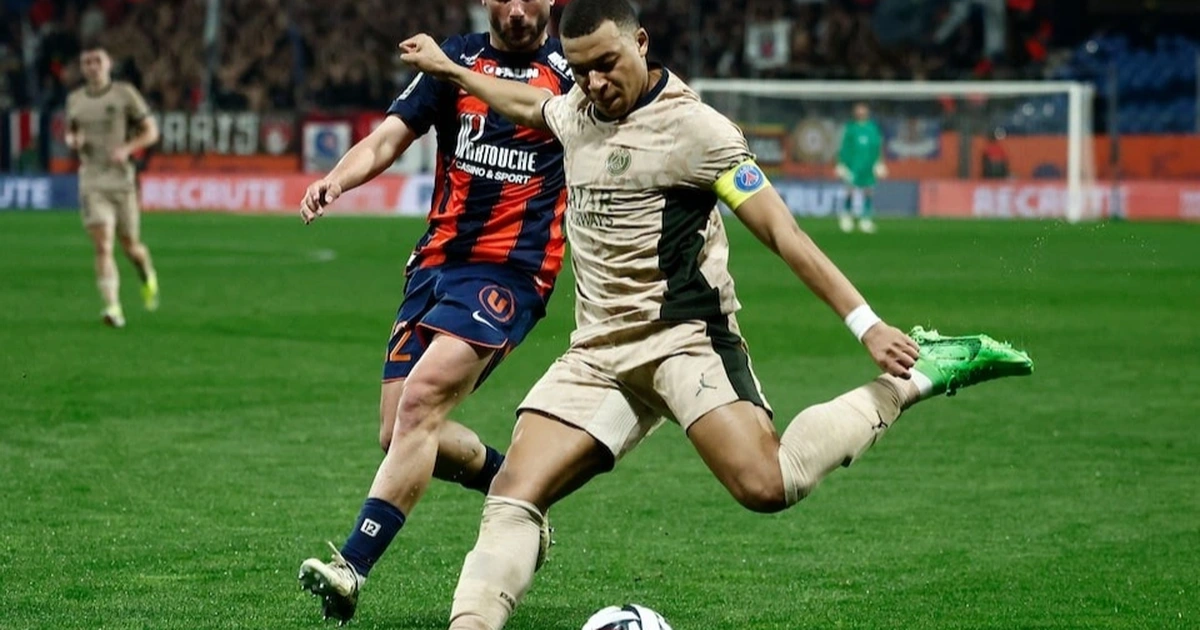 Kylian Mbappé PSG lập hat-trick trong chiến thắng áp đảo Montpellier